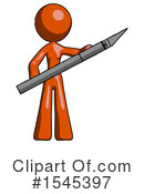 Orange Design Mascot Clipart #1545397 by Leo Blanchette