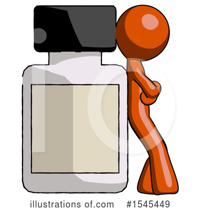 Royalty-Free (RF) Orange Design Mascot Clipart Illustration by Leo Blanchette - Stock Sample #1545449