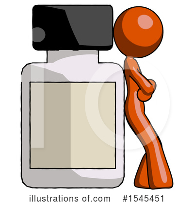 Royalty-Free (RF) Orange Design Mascot Clipart Illustration by Leo Blanchette - Stock Sample #1545451