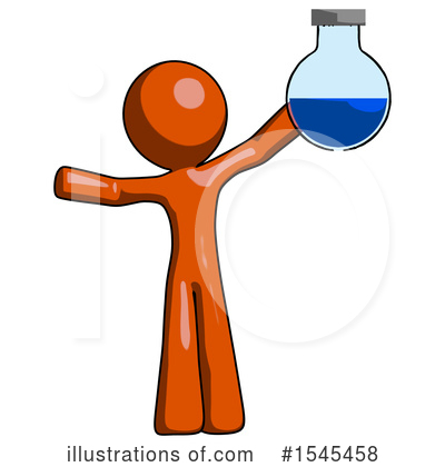 Royalty-Free (RF) Orange Design Mascot Clipart Illustration by Leo Blanchette - Stock Sample #1545458