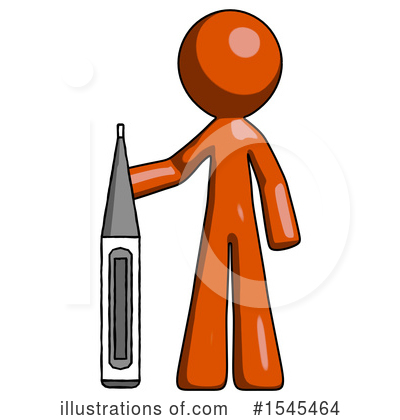 Royalty-Free (RF) Orange Design Mascot Clipart Illustration by Leo Blanchette - Stock Sample #1545464