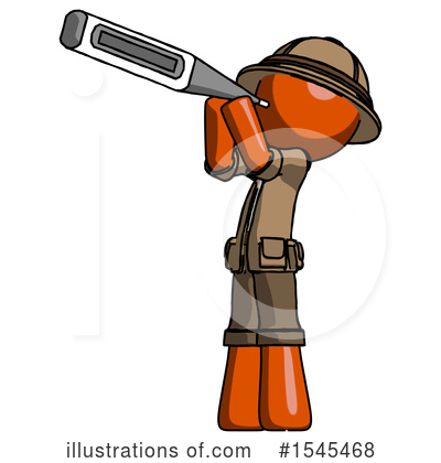 Royalty-Free (RF) Orange Design Mascot Clipart Illustration by Leo Blanchette - Stock Sample #1545468