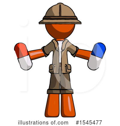 Royalty-Free (RF) Orange Design Mascot Clipart Illustration by Leo Blanchette - Stock Sample #1545477