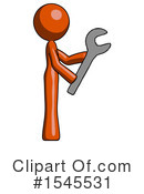 Orange Design Mascot Clipart #1545531 by Leo Blanchette