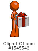 Orange Design Mascot Clipart #1545543 by Leo Blanchette
