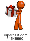 Orange Design Mascot Clipart #1545550 by Leo Blanchette