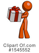 Orange Design Mascot Clipart #1545552 by Leo Blanchette