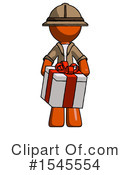 Orange Design Mascot Clipart #1545554 by Leo Blanchette