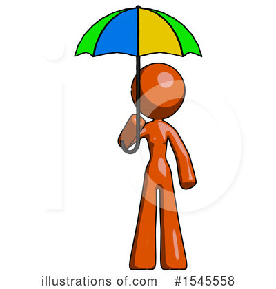 Royalty-Free (RF) Orange Design Mascot Clipart Illustration by Leo Blanchette - Stock Sample #1545558