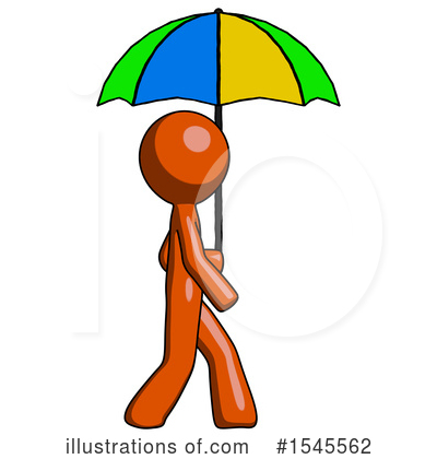 Royalty-Free (RF) Orange Design Mascot Clipart Illustration by Leo Blanchette - Stock Sample #1545562