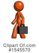 Orange Design Mascot Clipart #1545570 by Leo Blanchette