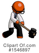 Orange Design Mascot Clipart #1546897 by Leo Blanchette