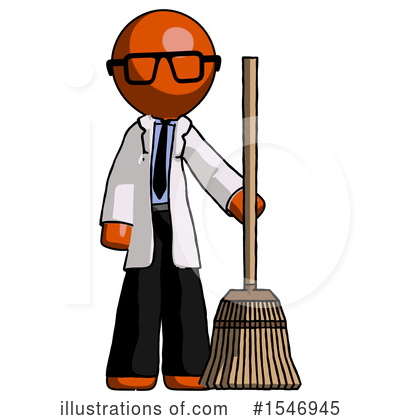 Broom Clipart #1546945 by Leo Blanchette
