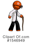 Orange Design Mascot Clipart #1546949 by Leo Blanchette