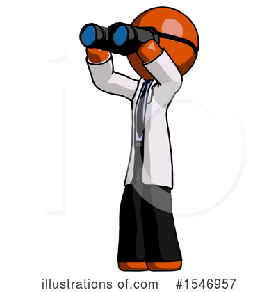 Royalty-Free (RF) Orange Design Mascot Clipart Illustration by Leo Blanchette - Stock Sample #1546957
