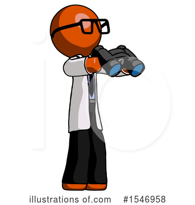 Royalty-Free (RF) Orange Design Mascot Clipart Illustration by Leo Blanchette - Stock Sample #1546958