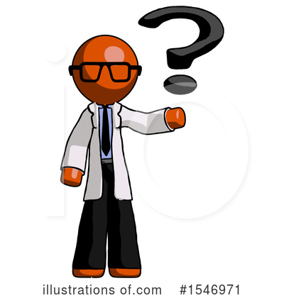 Royalty-Free (RF) Orange Design Mascot Clipart Illustration by Leo Blanchette - Stock Sample #1546971