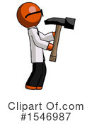 Orange Design Mascot Clipart #1546987 by Leo Blanchette