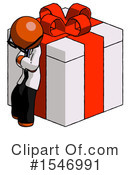 Orange Design Mascot Clipart #1546991 by Leo Blanchette