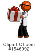 Orange Design Mascot Clipart #1546992 by Leo Blanchette