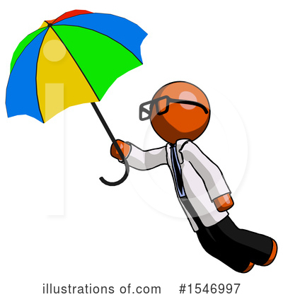 Royalty-Free (RF) Orange Design Mascot Clipart Illustration by Leo Blanchette - Stock Sample #1546997