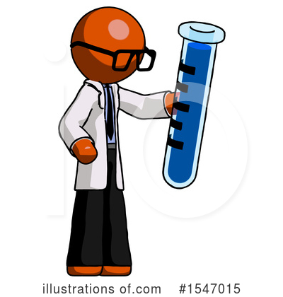 Royalty-Free (RF) Orange Design Mascot Clipart Illustration by Leo Blanchette - Stock Sample #1547015