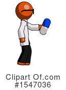 Orange Design Mascot Clipart #1547036 by Leo Blanchette