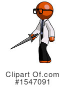 Orange Design Mascot Clipart #1547091 by Leo Blanchette