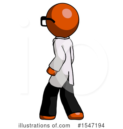 Royalty-Free (RF) Orange Design Mascot Clipart Illustration by Leo Blanchette - Stock Sample #1547194