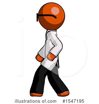 Royalty-Free (RF) Orange Design Mascot Clipart Illustration by Leo Blanchette - Stock Sample #1547195