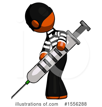 Royalty-Free (RF) Orange Design Mascot Clipart Illustration by Leo Blanchette - Stock Sample #1556288