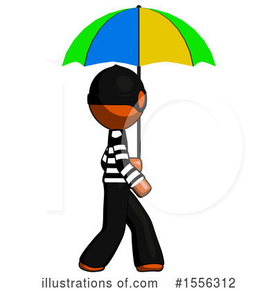 Royalty-Free (RF) Orange Design Mascot Clipart Illustration by Leo Blanchette - Stock Sample #1556312