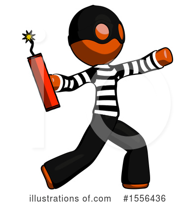 Royalty-Free (RF) Orange Design Mascot Clipart Illustration by Leo Blanchette - Stock Sample #1556436