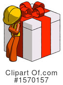 Orange Design Mascot Clipart #1570157 by Leo Blanchette