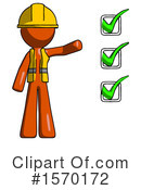 Orange Design Mascot Clipart #1570172 by Leo Blanchette
