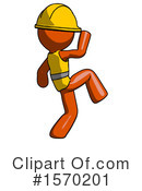 Orange Design Mascot Clipart #1570201 by Leo Blanchette