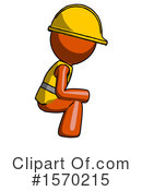 Orange Design Mascot Clipart #1570215 by Leo Blanchette