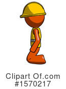 Orange Design Mascot Clipart #1570217 by Leo Blanchette