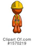 Orange Design Mascot Clipart #1570219 by Leo Blanchette