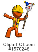 Orange Design Mascot Clipart #1570248 by Leo Blanchette