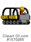 Orange Design Mascot Clipart #1570265 by Leo Blanchette
