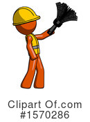 Orange Design Mascot Clipart #1570286 by Leo Blanchette