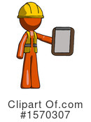 Orange Design Mascot Clipart #1570307 by Leo Blanchette