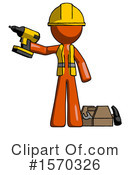 Orange Design Mascot Clipart #1570326 by Leo Blanchette