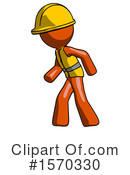 Orange Design Mascot Clipart #1570330 by Leo Blanchette