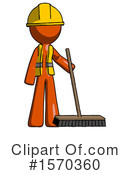 Orange Design Mascot Clipart #1570360 by Leo Blanchette