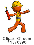 Orange Design Mascot Clipart #1570390 by Leo Blanchette