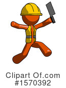 Orange Design Mascot Clipart #1570392 by Leo Blanchette