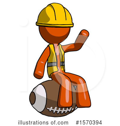 Royalty-Free (RF) Orange Design Mascot Clipart Illustration by Leo Blanchette - Stock Sample #1570394