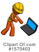Orange Design Mascot Clipart #1570403 by Leo Blanchette